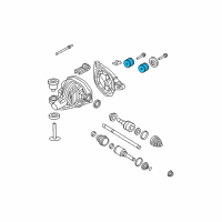 OEM Mercury Rear Insulator Diagram - 7L2Z-4B425-A