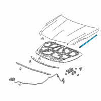 OEM 2017 Cadillac XTS Support Strut Diagram - 23127848