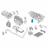 OEM 2011 Ford Flex Expansion Valve Diagram - BB5Z-19849-A