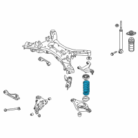 OEM 2013 Nissan Murano Spring - Rear Suspension Diagram - 55020-1AV0C