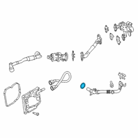 OEM 2020 Ford Edge Upper Hose Diagram - K2GZ-6758-H