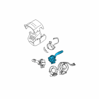 OEM Toyota Camry Wiper Switch Diagram - 84652-06091