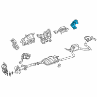 OEM 2020 Chrysler Voyager Shield-Exhaust Diagram - 68214227AB
