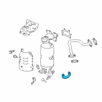 OEM Honda Stay L, Converter Diagram - 18198-5Y3-J00