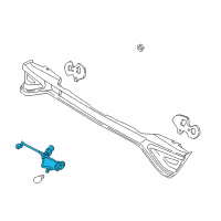 OEM 2020 Kia Stinger Holder & Wiring-Rear Diagram - 92490J5000