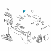 OEM Chevrolet Malibu Shift Knob Diagram - 22626540