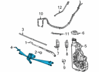 OEM Jeep WIPER MOTOR Diagram - 68446871AA