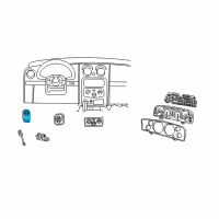 OEM 2002 Jeep Liberty Switch-Mirror Diagram - 56010093AA