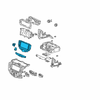 OEM 2004 Honda Accord Base Assy., Power Diagram - 39170-SDA-A41