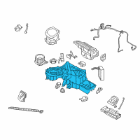 OEM Ford F-150 AC & Heater Assembly Diagram - AL3Z-19850-W