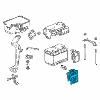 OEM 2021 Honda Passport SENSOR ASSY., BATTERY Diagram - 38920-TJB-A02