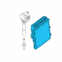 OEM 2018 BMW 440i Engine Control Module Diagram - 12-14-8-489-450