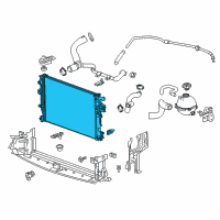 OEM Buick Regal Sportback Radiator Diagram - 84208067