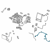 OEM Acura RDX Sub-Wire Harness, Air Conditioner Diagram - 80650-TX4-A40