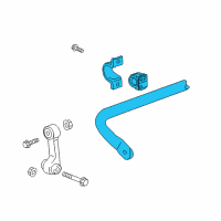 OEM 2019 Buick Regal Sportback Stabilizer Bar Diagram - 84228526