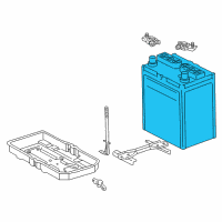 OEM 2006 Toyota Tacoma Battery Diagram - 00544-35060-550