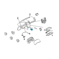 OEM Infiniti G25 Switch Ignition Diagram - 25150-1LA0A