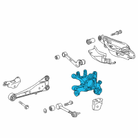 OEM 2017 Lexus NX200t Steering Knuckle Diagram - 4230442020