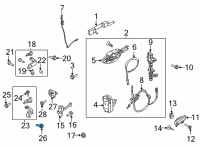 OEM 2020 Ford Explorer Upper Hinge Bolt Diagram - -W718988-S439