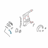 OEM 2014 Ford Transit Connect Emergency Cable Diagram - DT1Z-19A095-G