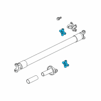 OEM 2004 Ford F-150 U-Joint Diagram - 4L3Z-4635-B