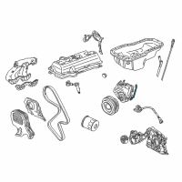 OEM 2001 Toyota Camry Outer Timing Cover Gasket Diagram - 11328-74060