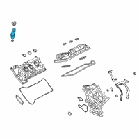 OEM 2020 Ford Explorer Oil Filler Tube Diagram - L1MZ-6763-A