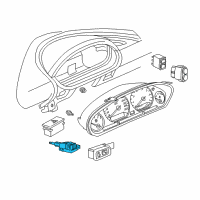 OEM 1998 BMW Z3 Headlight Switch Diagram - 61-31-8-353-506