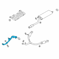 OEM 2014 Kia Sorento Front Muffler Assembly Diagram - 286102W100