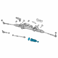 OEM 2020 Dodge Charger Boot-Steering Gear Diagram - 68263723AA