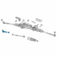 OEM Dodge Charger Tie Rod-Outer End Diagram - 68395027AA