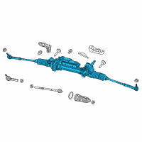 OEM 2016 Dodge Challenger Gear-Rack And Pinion Diagram - 68418398AC