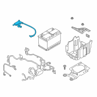 OEM 2020 Ford EcoSport Negative Cable Diagram - H1BZ-10C679-C