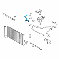 OEM 2013 Lexus CT200h Hose, Water By-Pass Diagram - 16264-37070