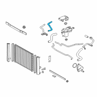 OEM 2017 Lexus CT200h Hose, Water By-Pass Diagram - 16261-37170