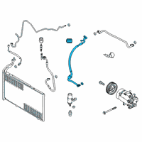 OEM Ford Fiesta Suction Hose Diagram - C1BZ-19867-AB