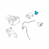 OEM 2009 Kia Borrego Sensor Assembly-"G" Diagram - 956403J000