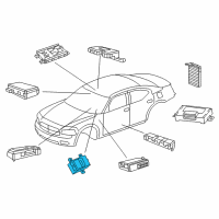 OEM 2013 Chrysler Town & Country Module-Lighting Control Diagram - 4602892AD