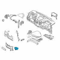 OEM 2017 Hyundai Santa Fe Sport Lamp Assembly-Mood, LH Diagram - 84793-2W000