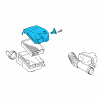 OEM Toyota Upper Cover Diagram - 17705-0P220