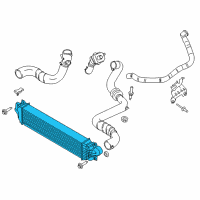 OEM 2014 Lincoln MKZ Intercooler Diagram - DG9Z-6K775-C