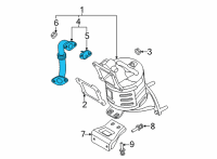 OEM Hyundai Pipe Assembly-EGR, A Diagram - 28410-2S010