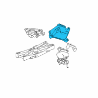 OEM Dodge Magnum Support-Engine Support Diagram - 5166040AB