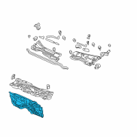 OEM Honda Dashboard (Lower) Diagram - 61500-SDA-A70ZZ