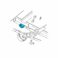 OEM 2003 Dodge Grand Caravan Bracket-STABILIZER Bar Link Diagram - 5006131AA