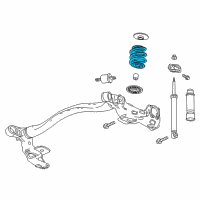 OEM 2018 Buick Encore Coil Spring Diagram - 42398115