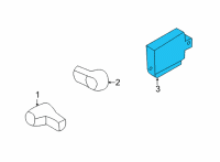 OEM Ford Escape MODULE - PARKING AID SYSTEM Diagram - LJ6Z-15K866-A