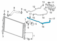 OEM 2019 Chevrolet Silverado 1500 LD Outlet Tube Diagram - 84810252