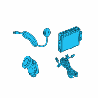 OEM 2016 Dodge Charger Module-Parking Assist Diagram - 68170046AH