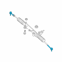 OEM 2011 Jeep Grand Cherokee Tie Rod-Outer End Diagram - 68069646AB